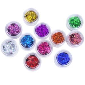 Cosmetic Grade Body Art Laser Holographic Chunky Glitter for Face Eyes and Hair Makeup Glitter